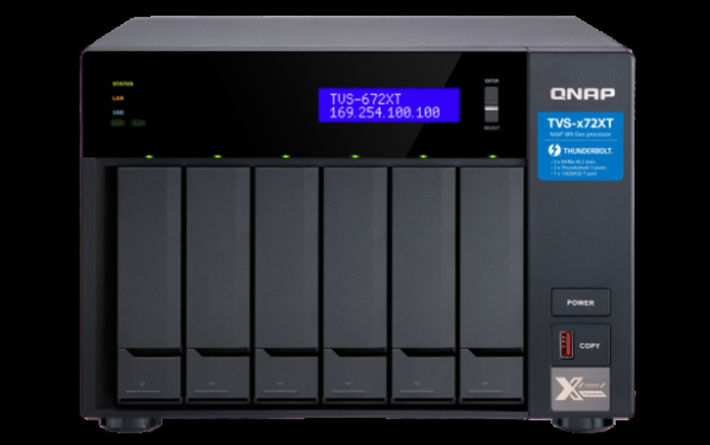 Сетевой RAID-накопитель QNAP TVS-672XT-i5-8G