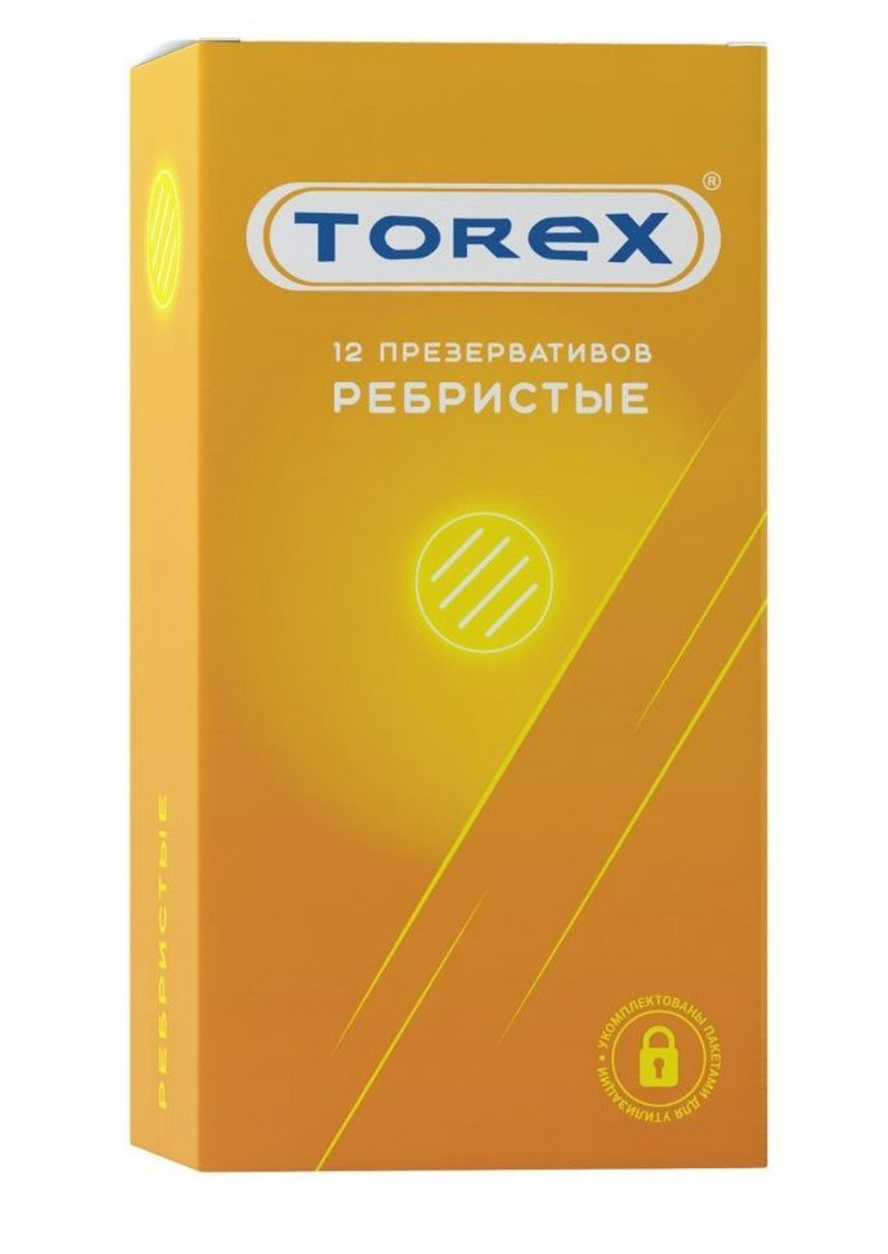 Текстурированные презервативы Torex "Ребристые" - 12 шт.