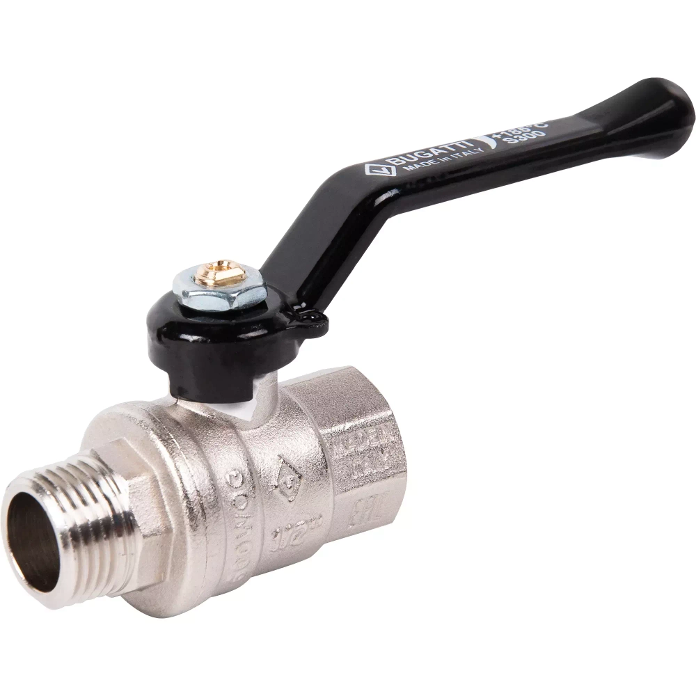 Кран шаровой Bugatti Oregon 3/4" внутренняя-наружная резьба