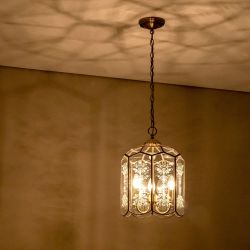 Citilux Витра-2 CL442230 Люстра подвесная витражная Бронза