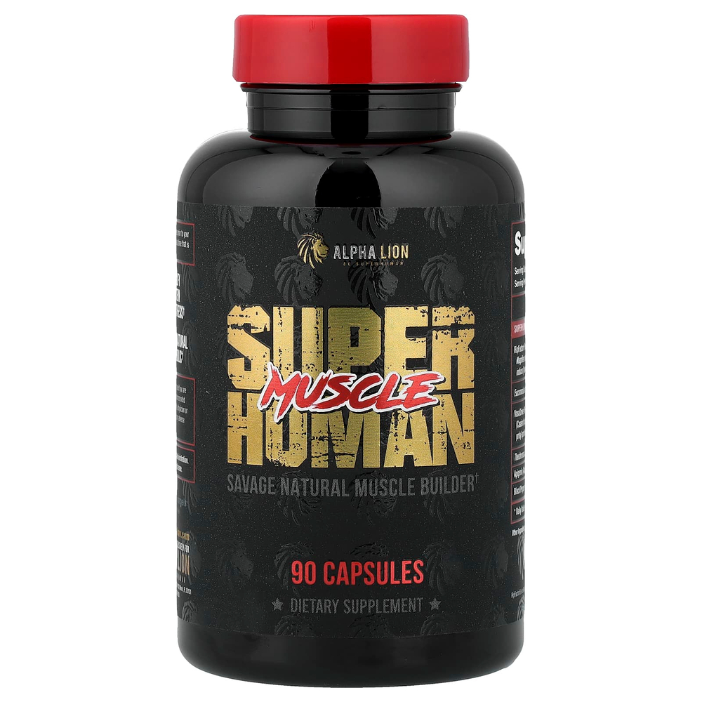 ALPHA LION, SuperHuman Muscle, 90 капсул