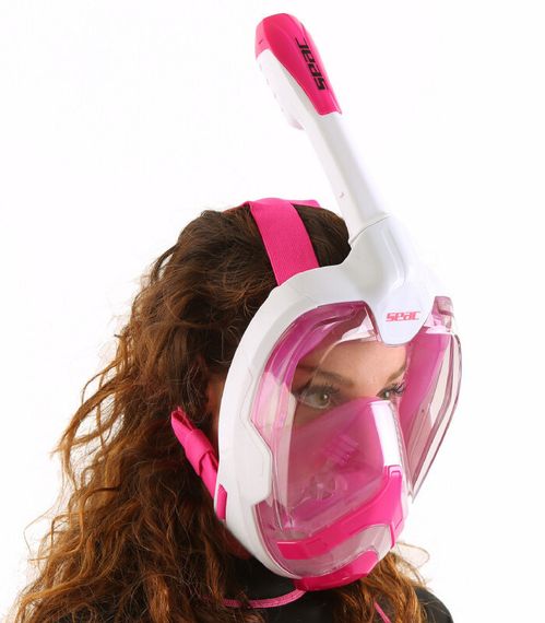 Маска полнолицевая Seac Magica White/Pink