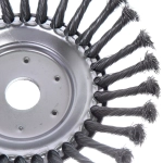 Щетка круглая для триммера из стальной проволоки диаметр 200мм, посадочное 25.4мм