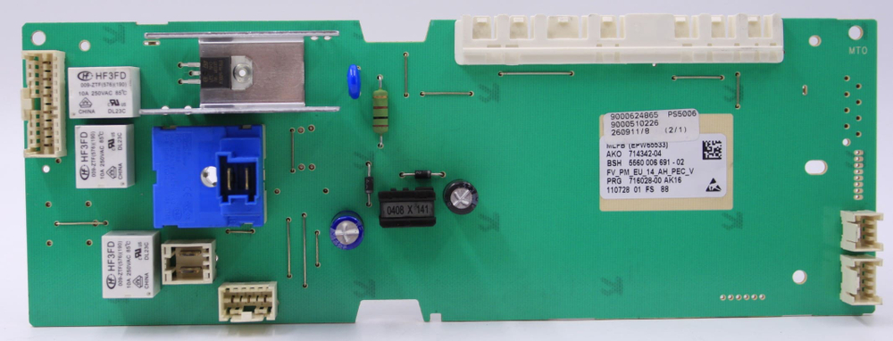 Модуль управления стиральной машины Siemens IQ300 (9000542943)