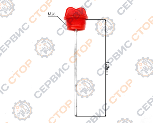 Щуп масла М26, L-105 мм 180N (длинный блок)