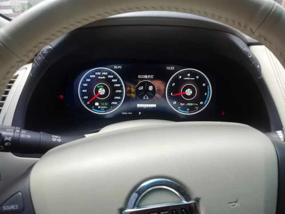 Электронная панель приборов Infiniti QX80, QX56 2010-2019 - Carmedia NH-LCD-I01 с LCD / ЖК 12.3" экраном QLED