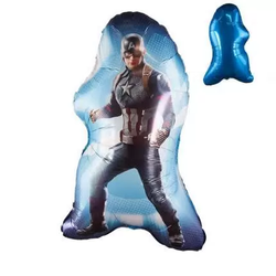Шар (78*66 см) Фигура Капитан америка с молотом Тора! А127 Б165