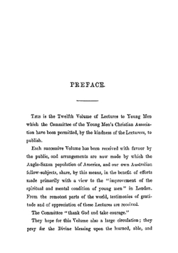 Lectures delivered before the Young Men's Christian Association. 1858-1859 | Сборник