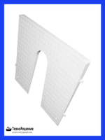 Накладка на транец 420х340 мм наклонная, клиновидная, пластик