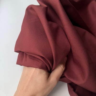 Джинса хлопковая (плотность 195 гр/м2) Красное дерево