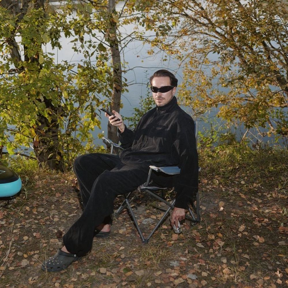 Рубашка Смерч #7 на молнии черная