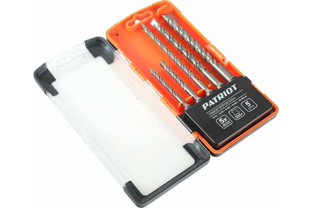 Набор буров SDS-Plus 5 шт EDGE by PATRIOT 815010101