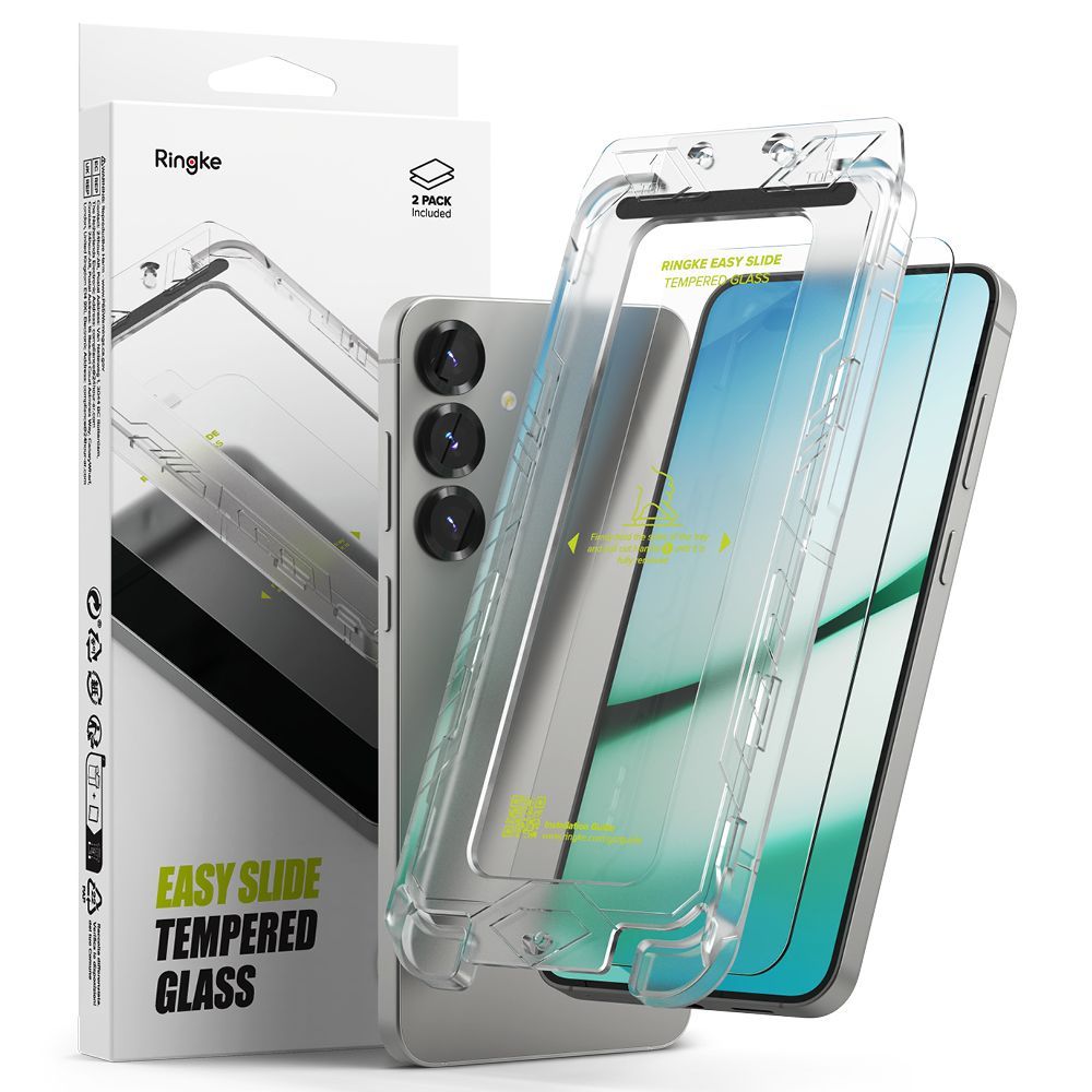 Стекло RINGKE EASY SLIDE 2-PACK GALAXY S25 - CLEAR