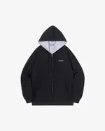 Худи Ymkashix Zip HTF черный/пыльно-фиолетовый