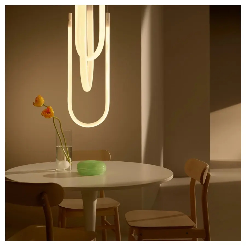 Стол круглый - IKEA DOCKSTA, 103х75 см, белый, ДОКСТА ИКЕА