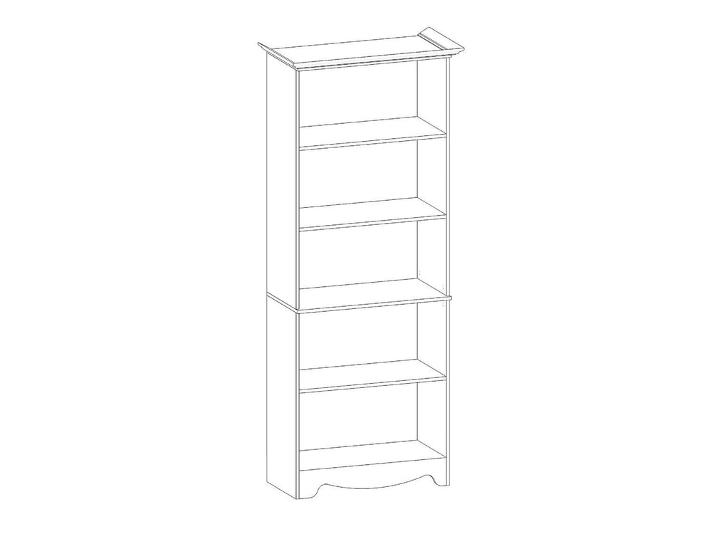 Латте 24-02 Шкаф комбинированный Бодега Светлый / Орех Донской