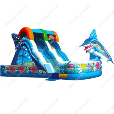 Надувная горка "Голубой марлин"