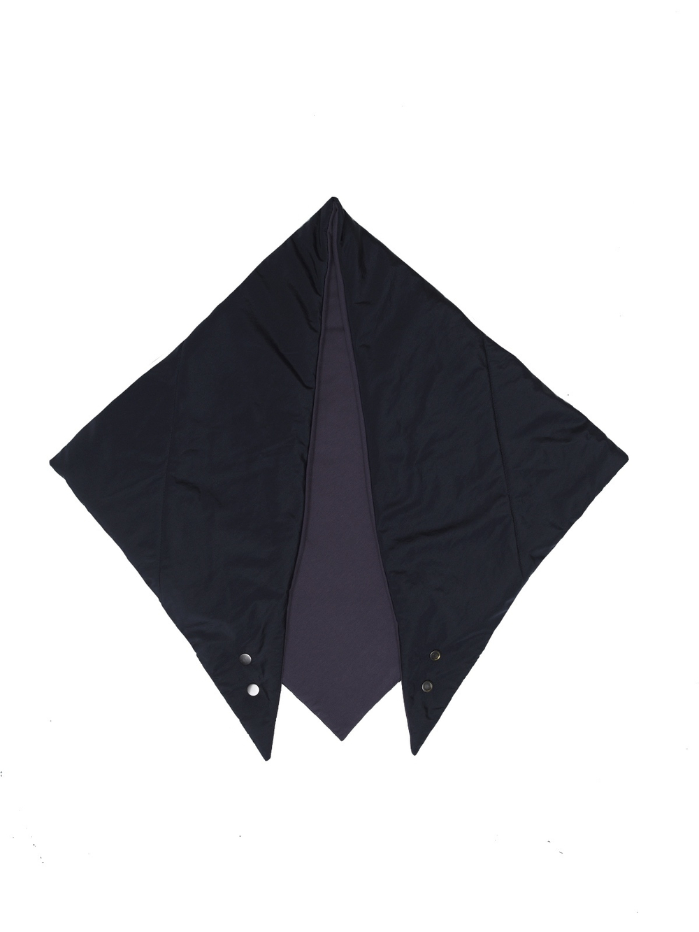 Утепленный платок "Косынка". Черный