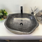 Раковина из речного камня RS-63524 (70*50*16) 0125