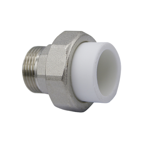 Муфта комб. разъемная, нар 32х1'' EVER® plast  БЕЛЫЙ (Россия) УСИЛЕННАЯ