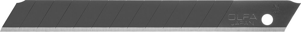 Лезвие OLFA сегментированные EXCEL BLACK, 9х80х0,38мм, 13 сегментов, 10шт