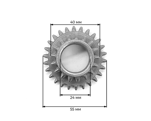 Шестерня заднего хода  Z-17/26, к мотоблоку с воздушным охлаждением 9-18 л.с.