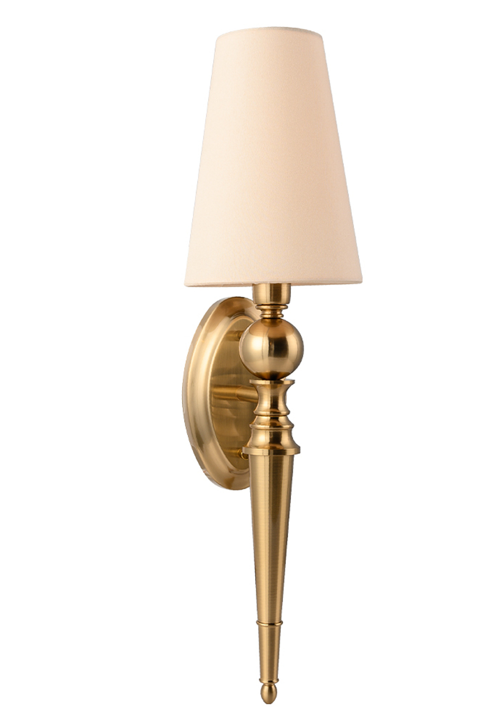 Настенный светильник Crystal Lux PER AP1 BRASS/BEIGE