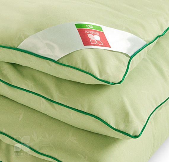 Одеяло бамбуковое Коллекции Тропикана теплое зеленое