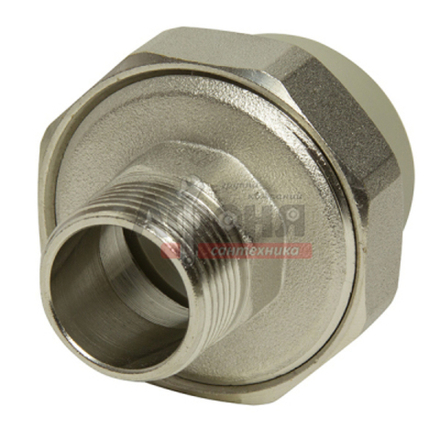 Муфта комб. разъемная, нар 32х3/4'' VRT® СЕРЫЙ (Россия)