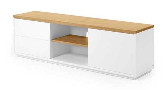 Тумба под ТВ Abilen La Forma 150 x 44 cm цвет натуральный/белый