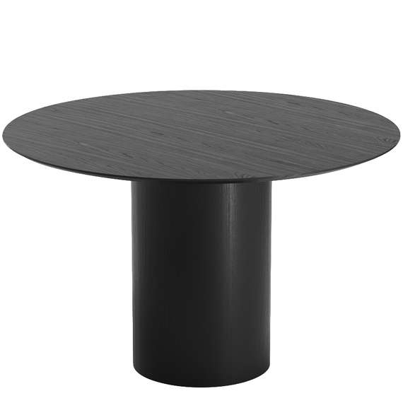 Стол обеденный Type D 120 см основание D 43 см (черный)