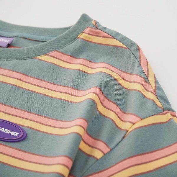 Футболка Nineties Темно-Зелено-Оранжевая - фото 12