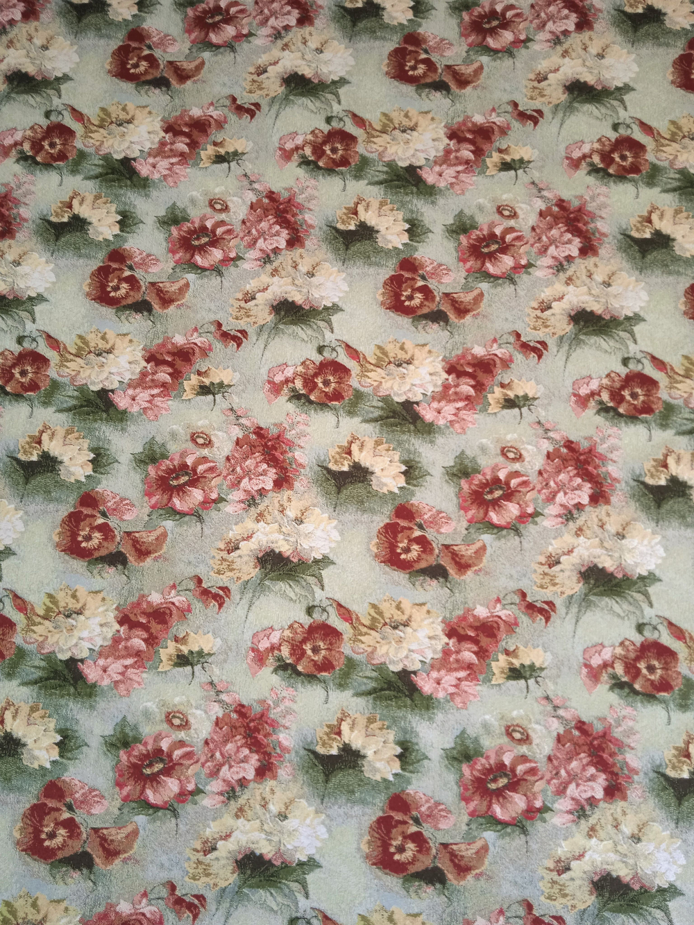 Гобеленовая скатерть Акварельные пионы D 200 см