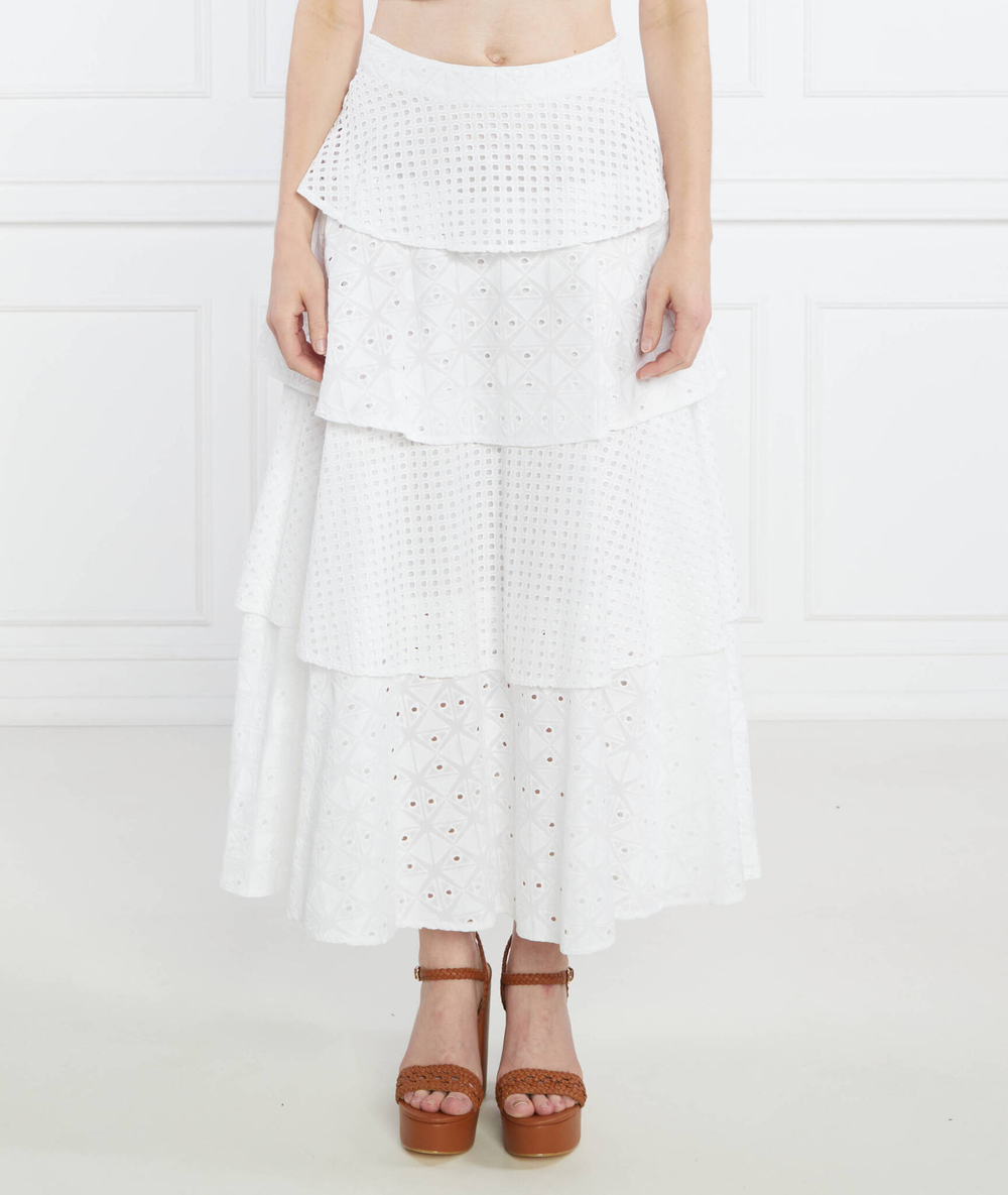 Юбка LONG SKIRT ZAKOL Silvian Heach - белый(CVP23029GO)