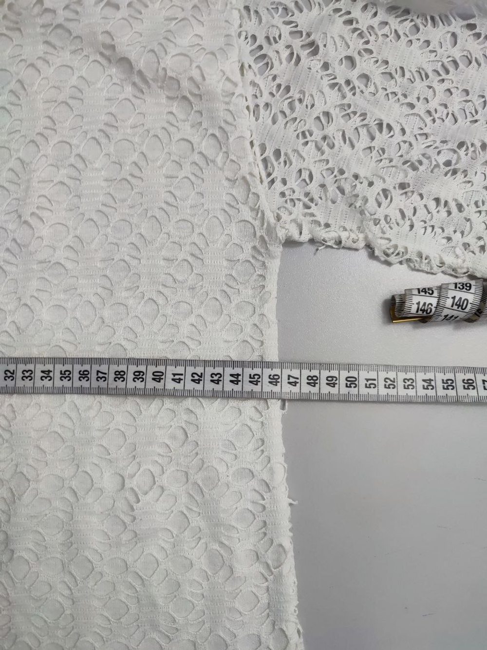 Водолазка белая с коротким рукавом 46-48 размер