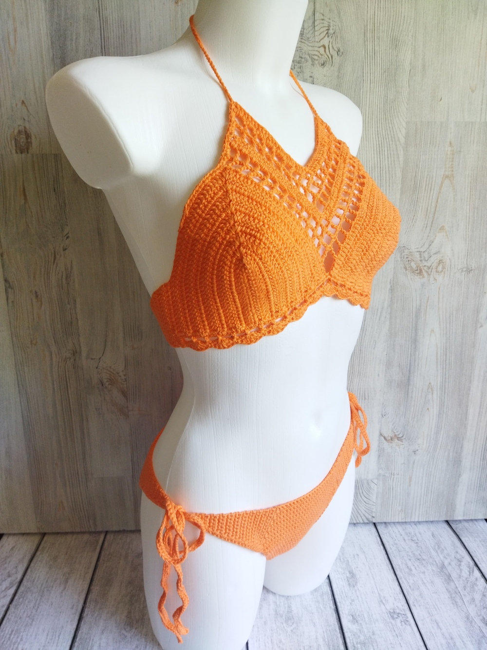 Купальник вязаный