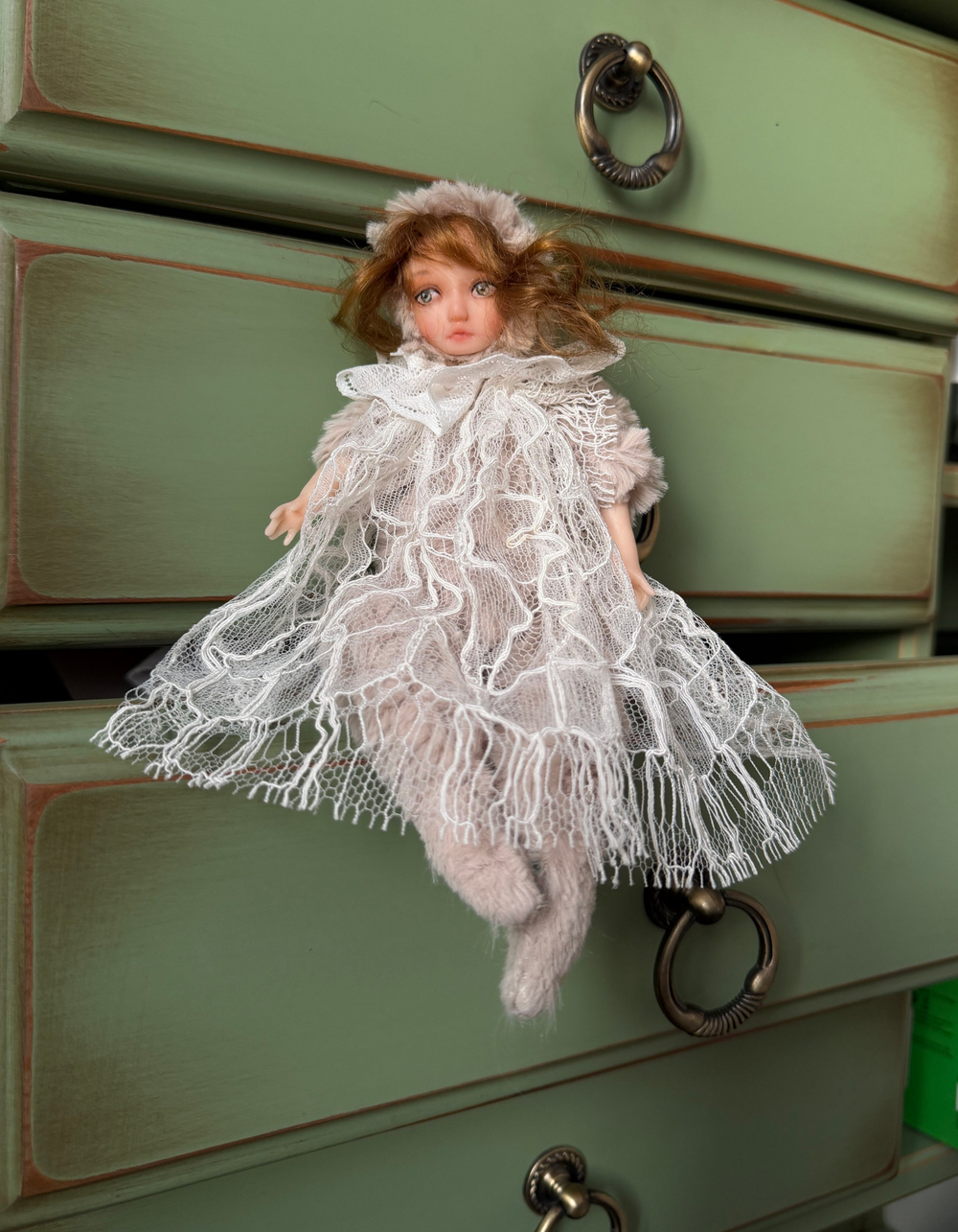 Ткань вискоза - мех для игрушек (Италия) вискоза/полиамид цена за отрез 33х50см