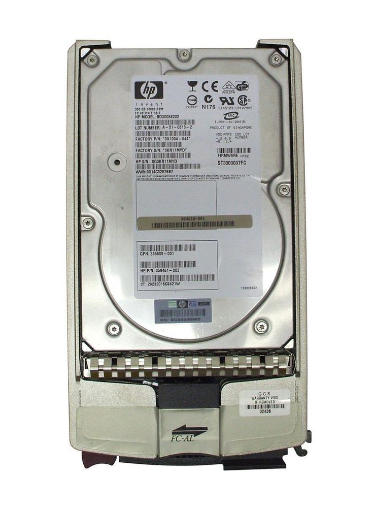 Жесткий диск HP FC 300Gb 10K 3.5 365609-001
