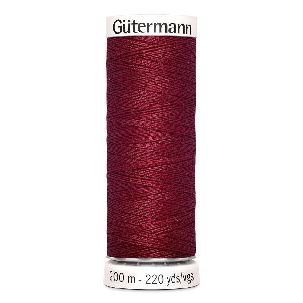 Нитки универсальные Gutermann Sew-all 100 (200 метров), 5 кат. | 226 т.брусничный