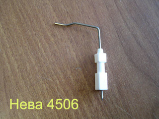 Датчик (ионизации) наличия пламени для газовой колонки Нева 4506 с 2017 г.