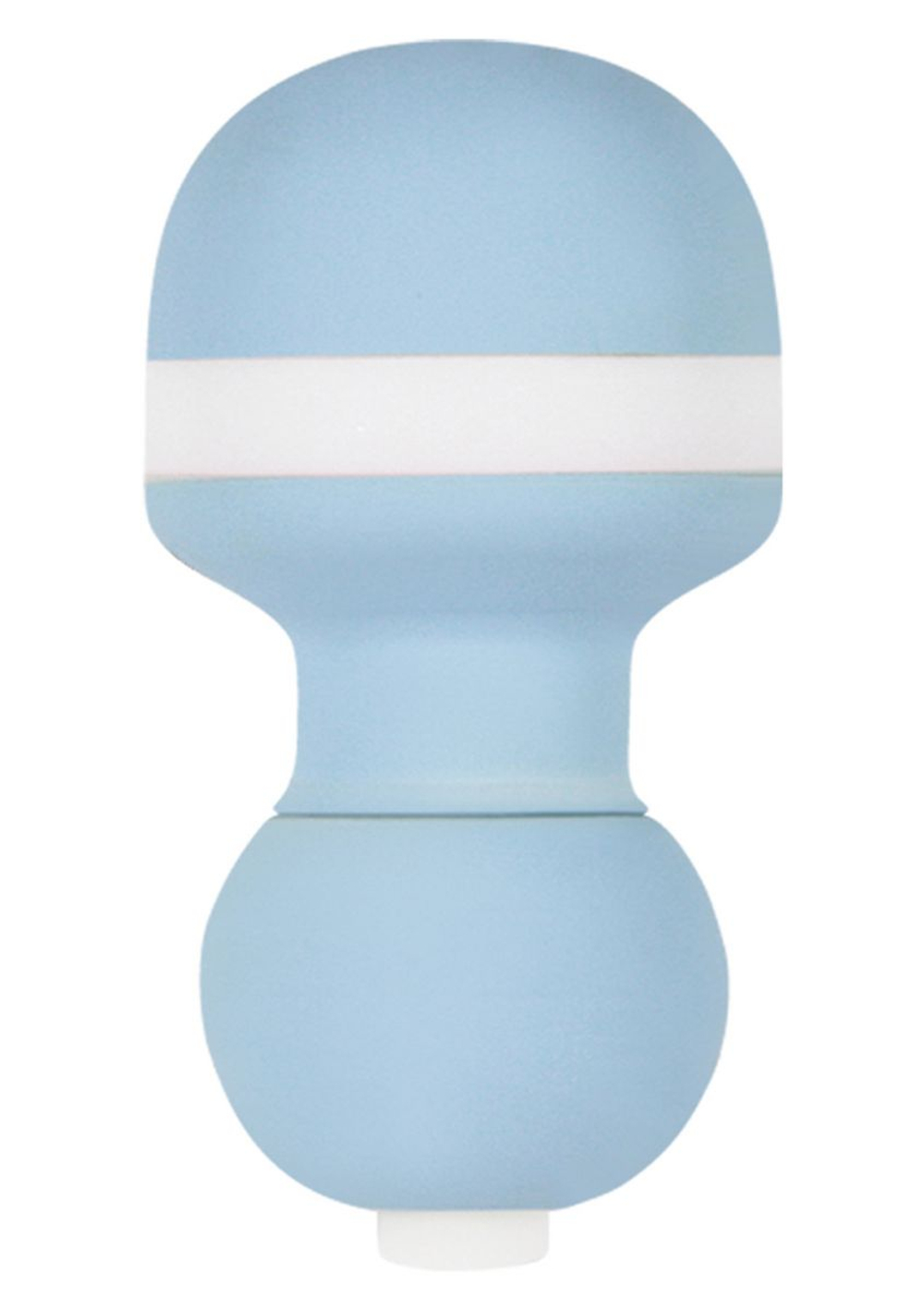 Голубой мини-вибратор PIXIES MINI VIBE - 6 см. (Цвет: голубой)