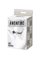 Кляп Anonymo #0302, ABS пластик, черный, 64 см