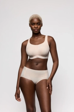 PRIMADONNA SPORT THE GYM Спортивные трусы с высокой талией, светло-бежевый