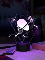 3Д-НОЧНИК "ХК Pittsburgh Penguins" (Питтсбург Пингвинз)