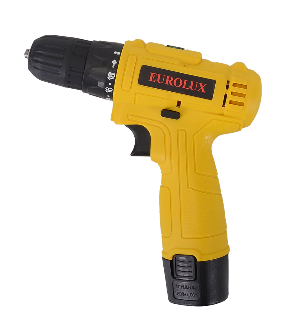 Дрель-шуруповерт Eurolux ДА-12/1Li