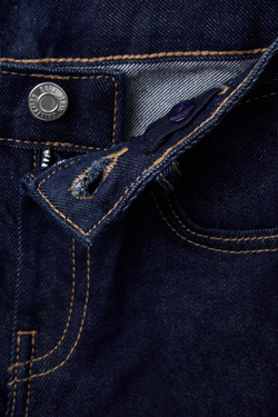 ZARA ДЖИНСЫ STRAIGHT-LEG, СИНИЙ