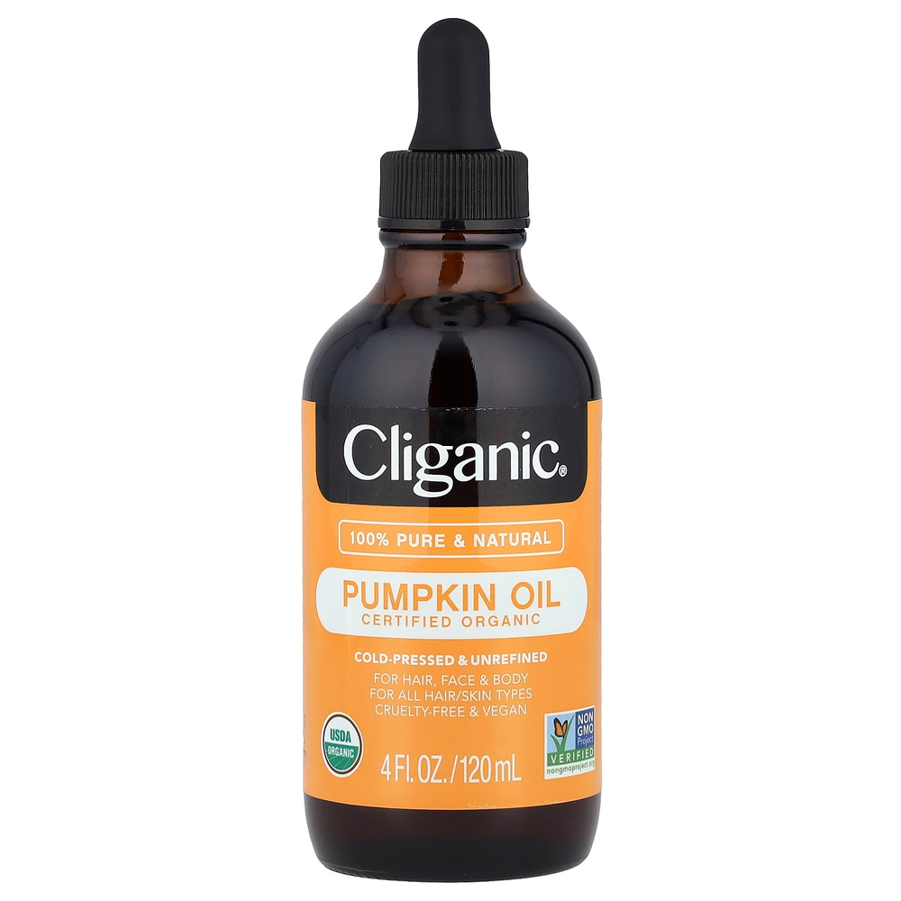 Cliganic, Органическое тыквенное масло, 120 мл (4 жидк. Унции)