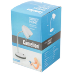 Светильник настольный на подставке, E27, 40 Вт, белый, Camelion, KD-308 C01, 11476