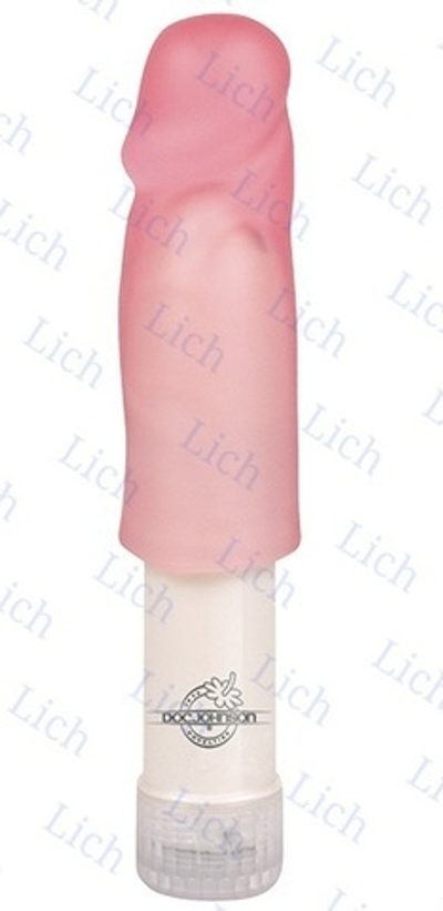 Вибратор с розовой насадкой BRUTE