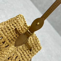 Miu Miu Woven Fabric Mini Bag